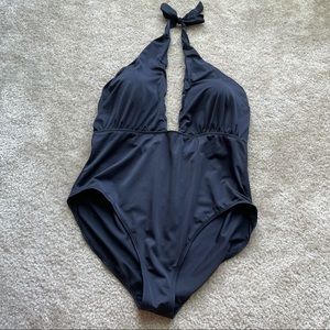 XL Plunge Neck Swimsuit